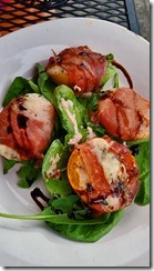 roasted bacon wrapped apricots brick and fire